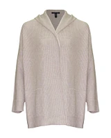 Cotton Hooded Cardigan