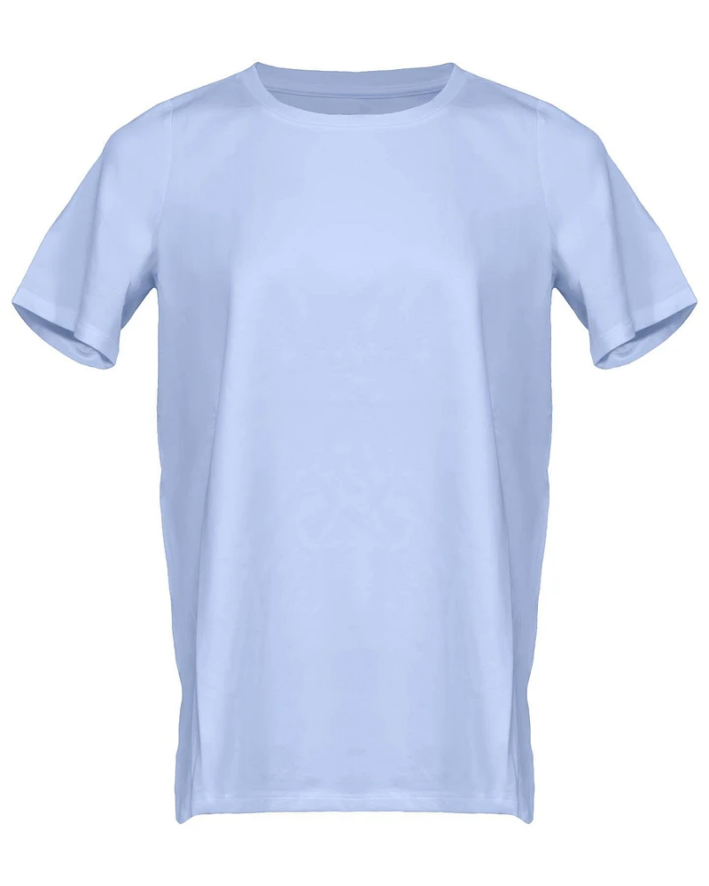 Eileen Fisher Crew Neck T-Shirt Skylight