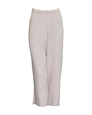 Cropped Cotton Knit Pant