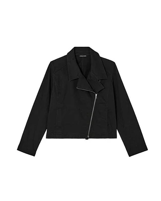 Eileen Fisher Denim Rider Jacket