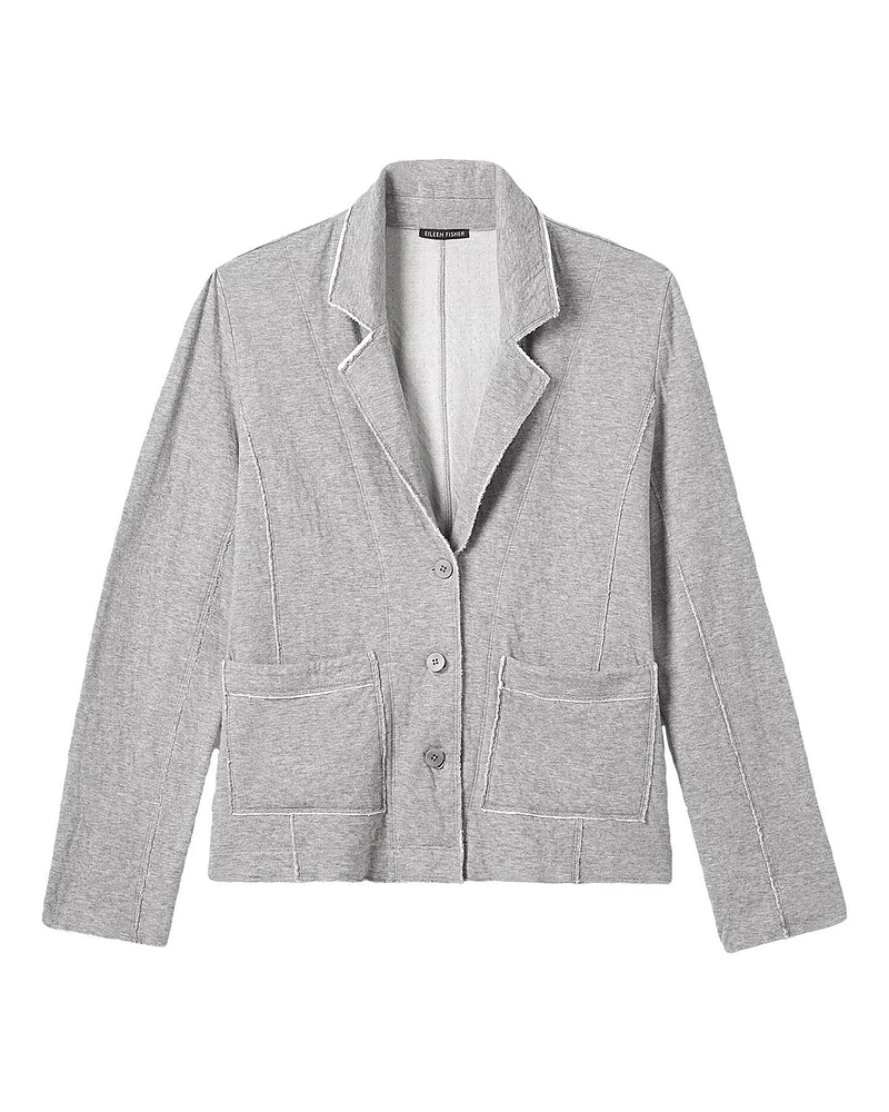 Eileen Fisher Double Layer Cotton Blazer