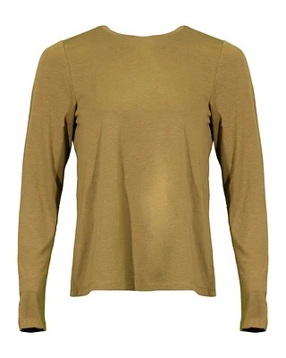Fine Jersey Crew Neck Top Butternut