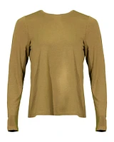 Fine Jersey Crew Neck Top Butternut