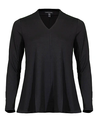Fine Jersey V-Neck Top