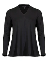 Fine Jersey V-Neck Top