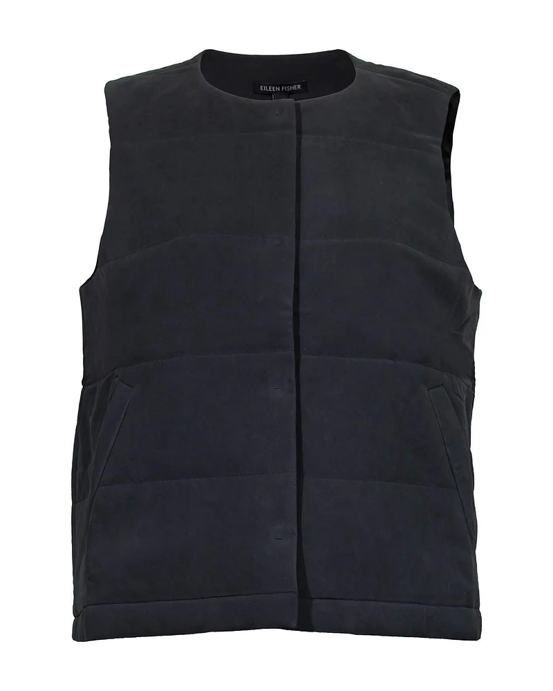 Fuji Silk Quilted Vest