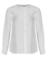 Handkerchief Linen Button Down Shirt
