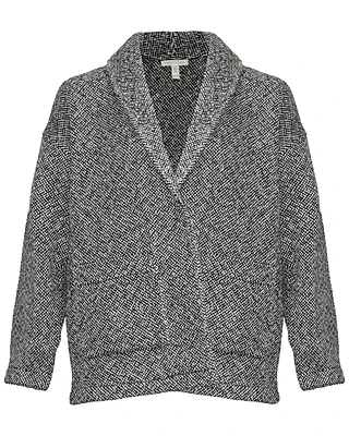 Handwoven Shawl Collar Jacket