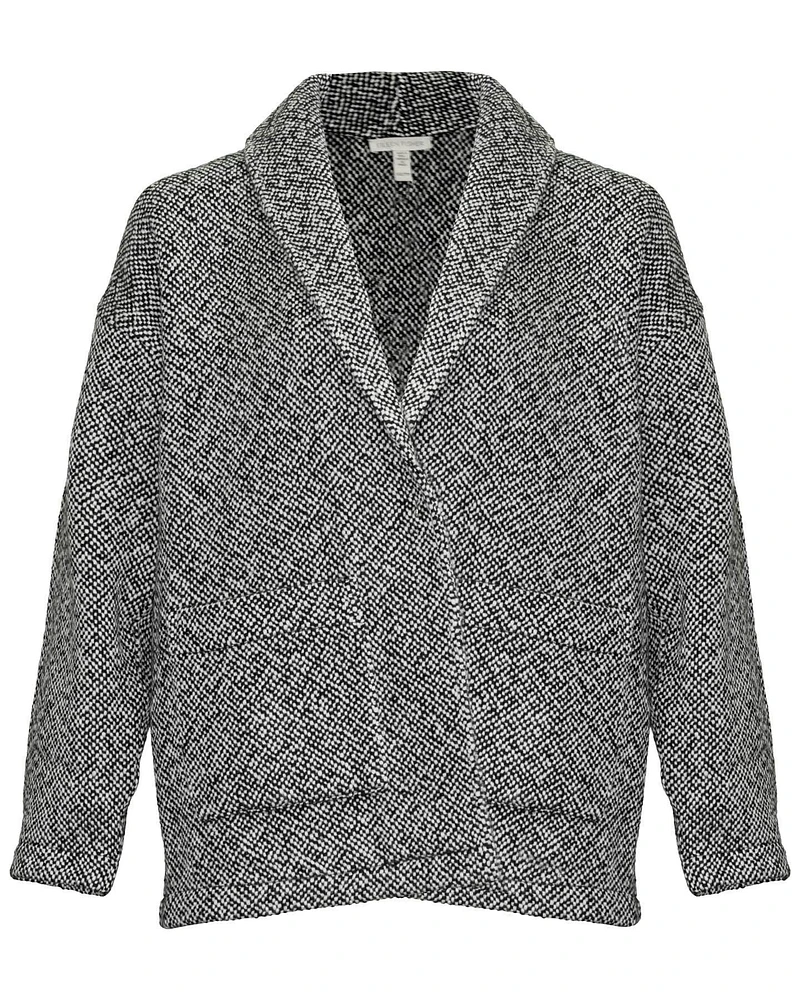 Handwoven Shawl Collar Jacket
