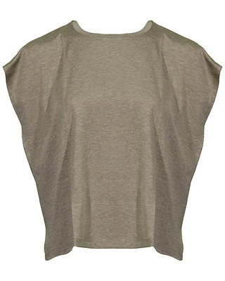 Eileen Fisher Jersey Crew Neck Box Top