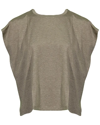 Eileen Fisher Jersey Crew Neck Box Top