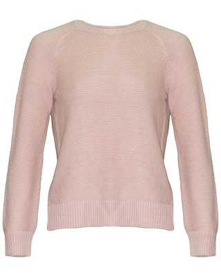 Knit Crew Neck Sweater Powder