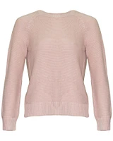 Knit Crew Neck Sweater Powder