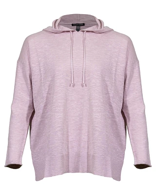 Eileen Fisher Linen Slub Long Sleeve Hoodie