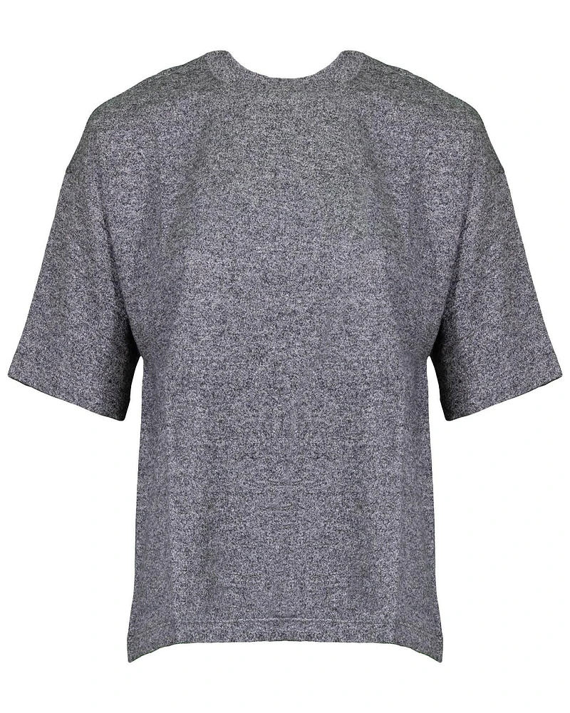 Melange Crew Neck Top