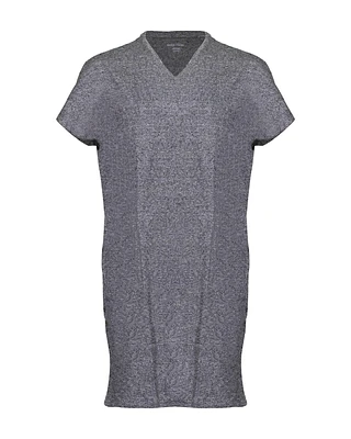 Melange V-Neck Dress