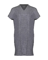 Melange V-Neck Dress
