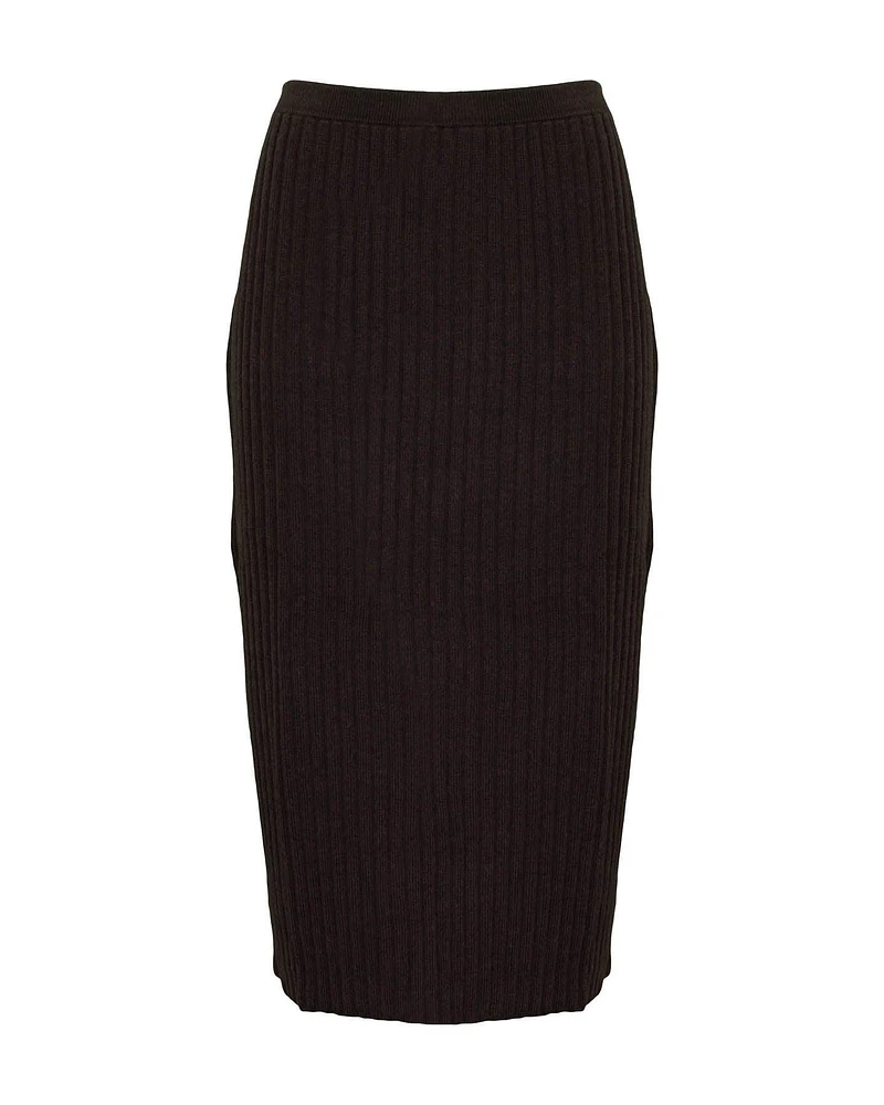 Merino Wool Pencil Skirt