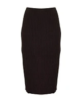 Merino Wool Pencil Skirt