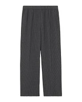Eileen Fisher Mini Check Wide Leg Pant