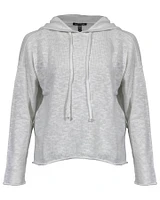 Eileen Fisher Organic Cotton Linen Slub Hooded Top