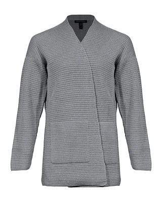 Eileen Fisher Peruvian Cotton Blend Open Cardigan