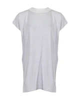 Eileen Fisher Peruvian Mock Neck Boxy Top