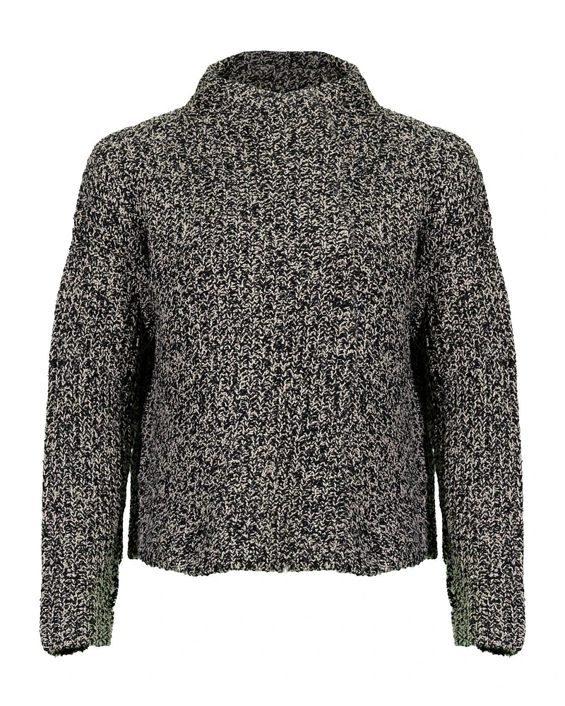 Eileen Fisher Peruvian Organic Cotton Boucle Box Top