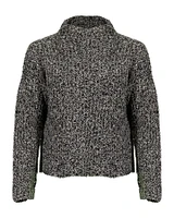 Eileen Fisher Peruvian Organic Cotton Boucle Box Top