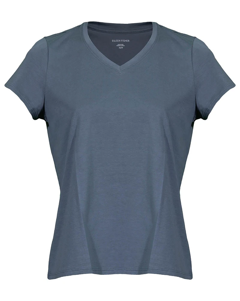 Eileen Fisher Pima V-Neck Tee