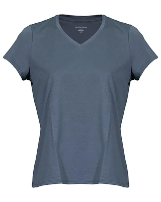 Eileen Fisher Pima V-Neck Tee