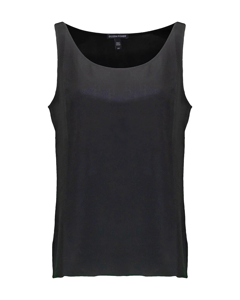 Scoop Neck Tank Black