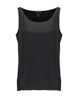 Scoop Neck Tank Black