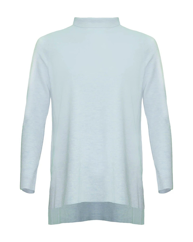 Scrunch Neck Merino Sweater
