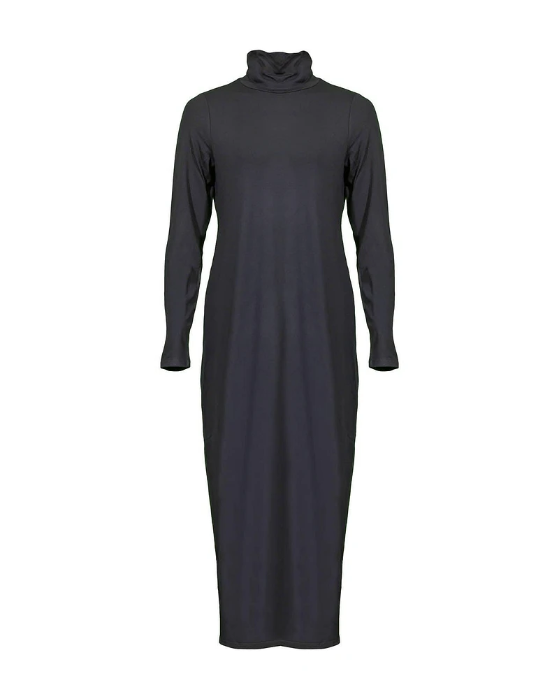 Scrunch Turtleneck Dress