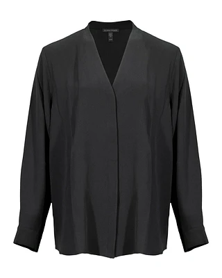 Eileen Fisher Silk Crepe Blouse