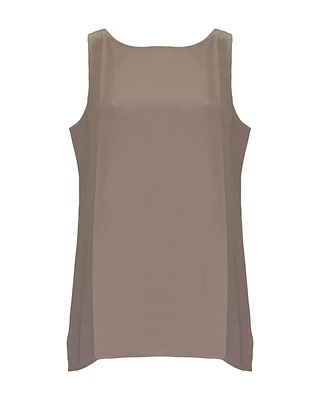 Silk Georgette Long Shell Barley