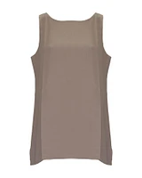 Silk Georgette Long Shell Barley