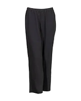 Eileen Fisher Silk Georgette Straight Ankle Pant