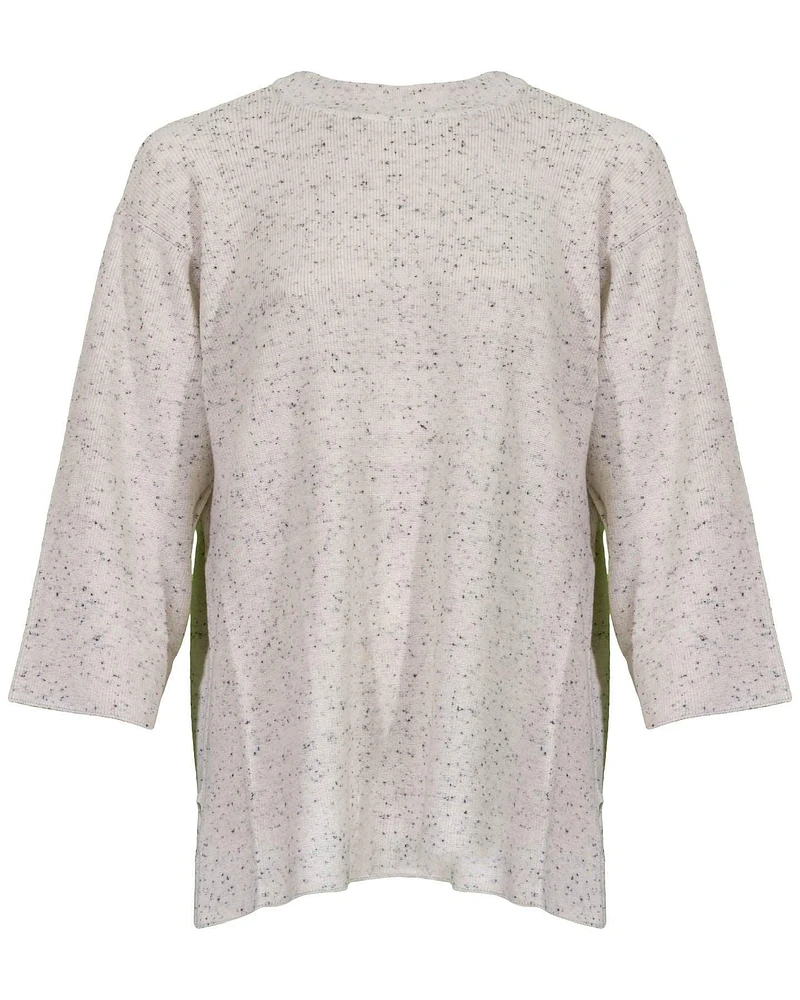 Eileen Fisher Speckle Crew Neck Tunic