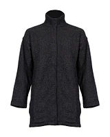 Eileen Fisher Stand Collar Long Jacket