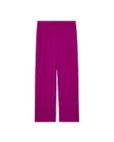 Straight Ankle Silk Georgette Pant