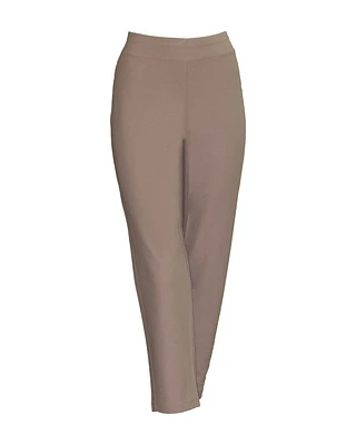 Stretch Crepe Ankle Pant Barley