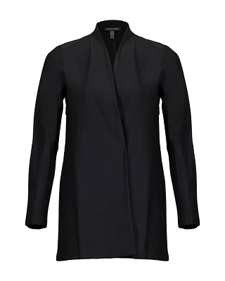 Eileen Fisher Stretch Crepe Long Jacket
