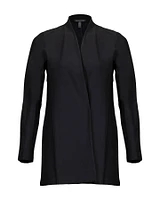 Eileen Fisher Stretch Crepe Long Jacket