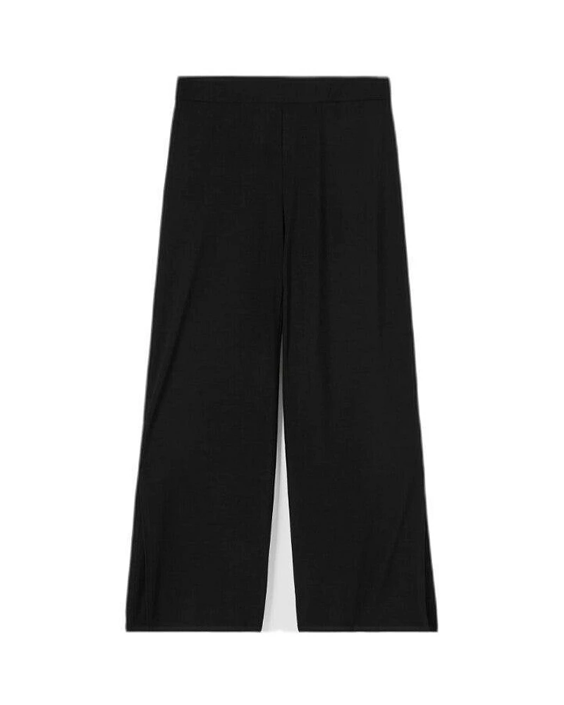 Eileen Fisher Stretch Jersey Knit Pants with Slits