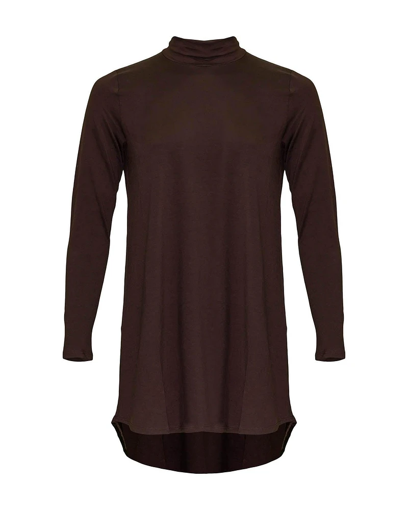 Tencel Scrunch Neck Tunic