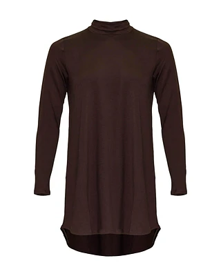 Tencel Scrunch Neck Tunic