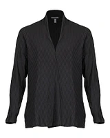 Textured Stretch Rib Jacket