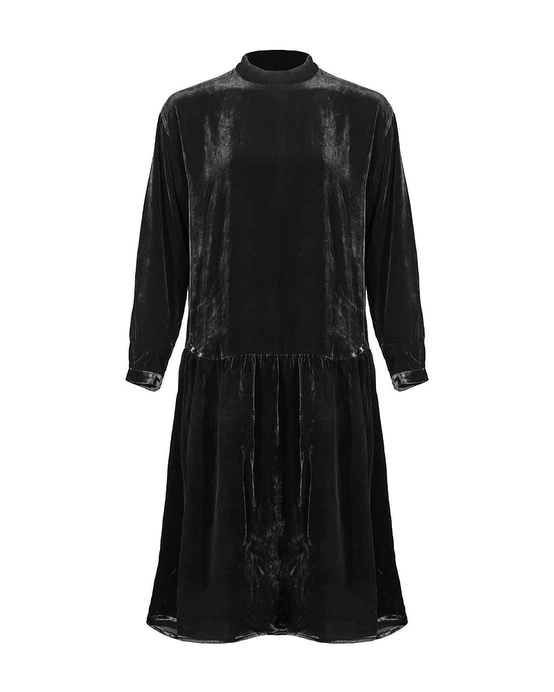 Eileen Fisher Velvet Drop Waist Dress
